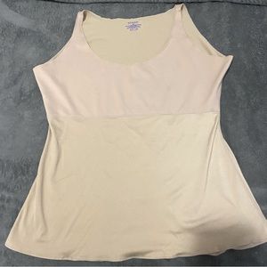 Spanx by Sara Blakey shape wear tank top cami women’s 2x tan